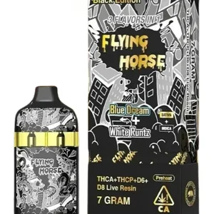 Blue Dream | White Runtz Flying Horse Stoner Blend Black Edition Disposable 7G
