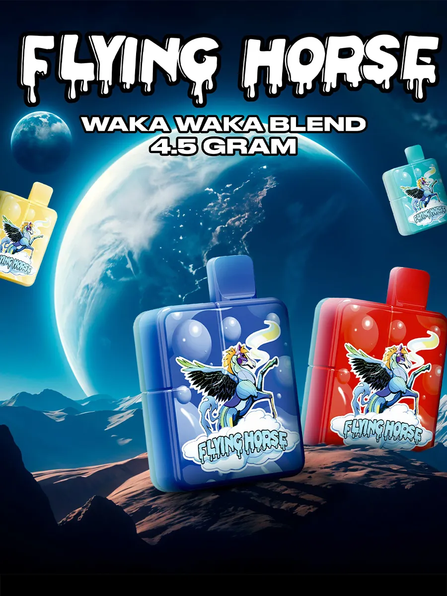 Blue Dream Flying Horse THC Waka Waka Blend Disposable 4.5G - Image 3