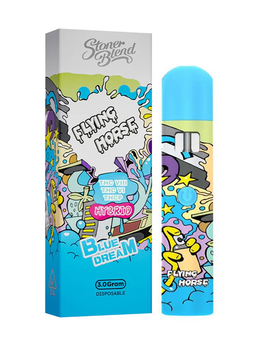 Blue Dream Flying Horse Stoner Blend Disposable 3G