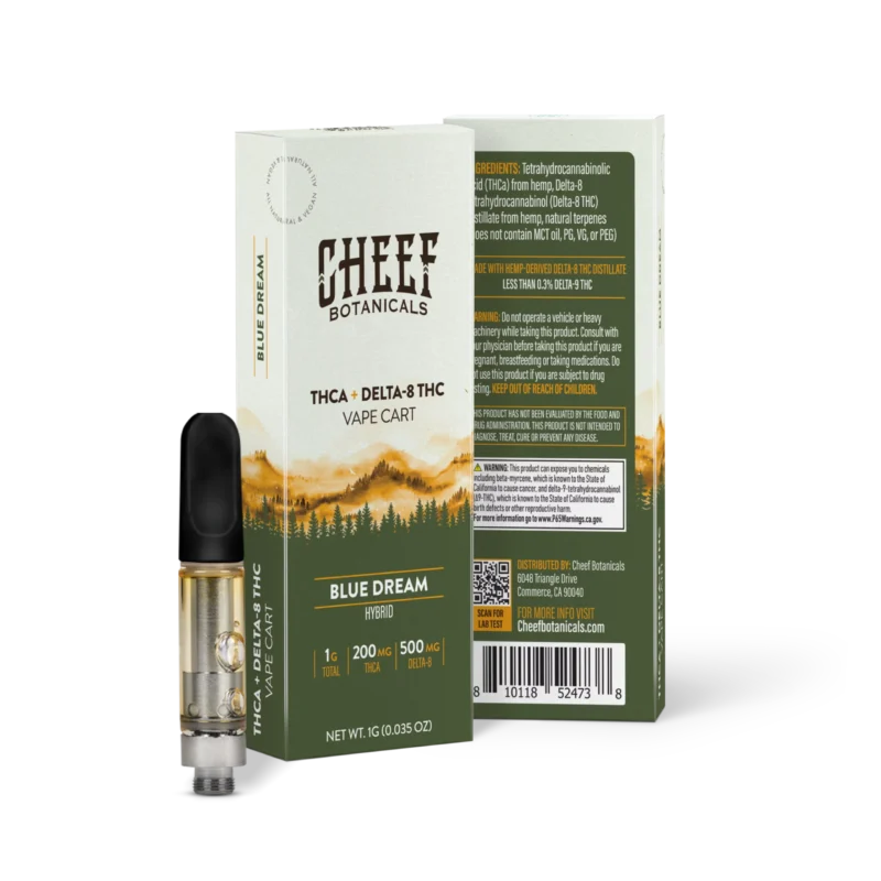 Cheef – Blue Dream THCa + Delta 8 THC Vape Cart