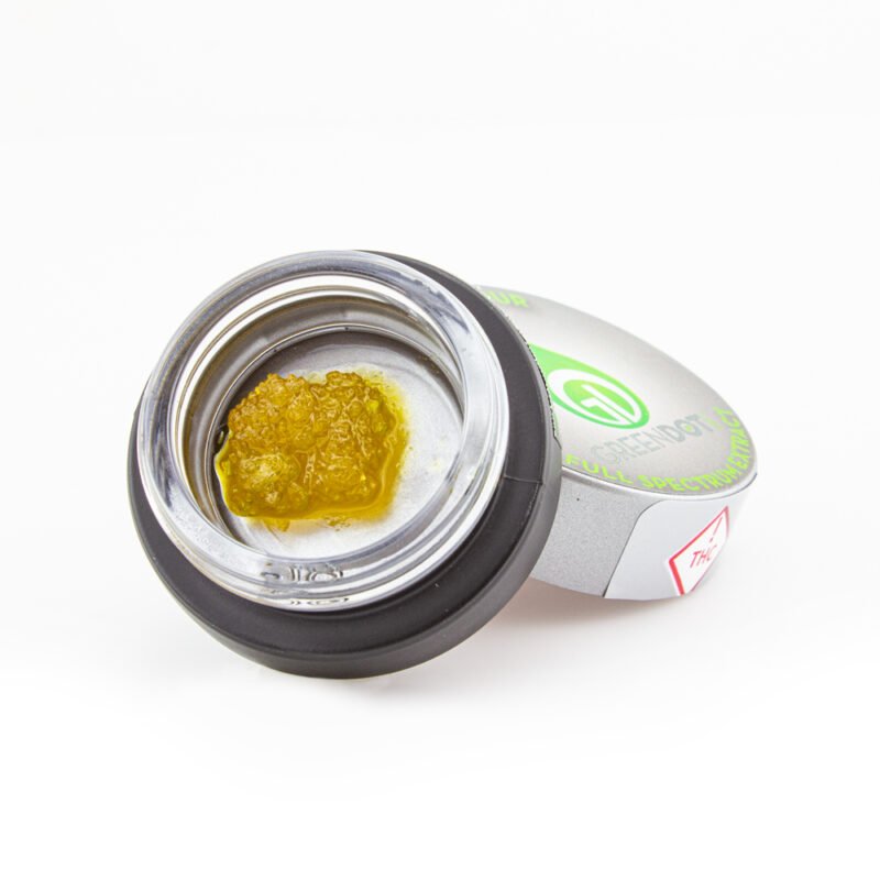 Green Dot Silver Label Live Resin – Glueball 1g Med