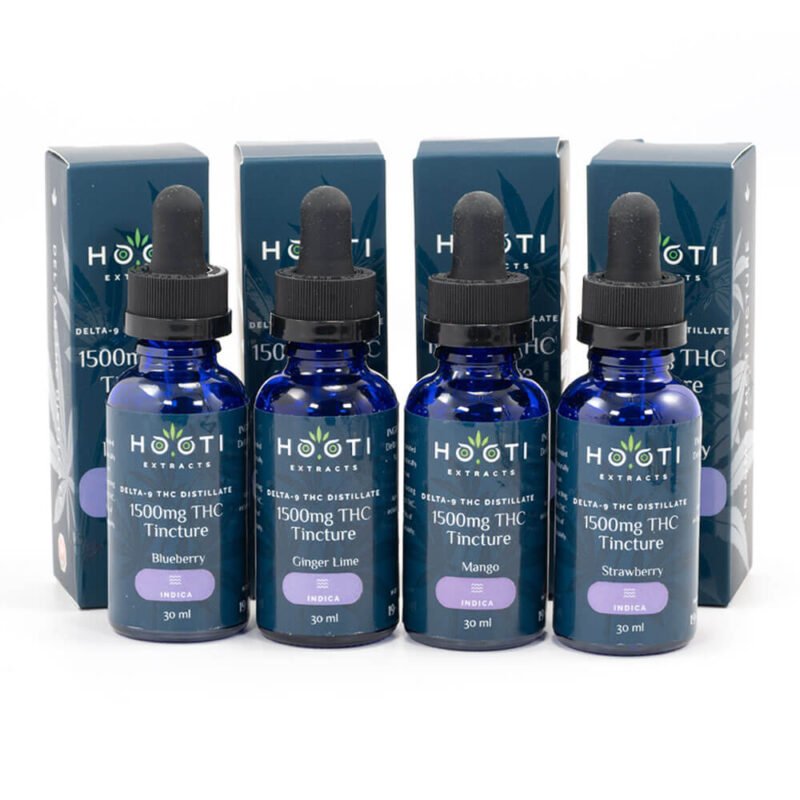 Hooti Extracts – 1500mg Indica THC Tinctures
