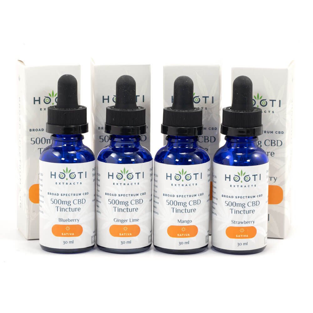 Hooti Extracts – 500mg Sativa CBD Tinctures