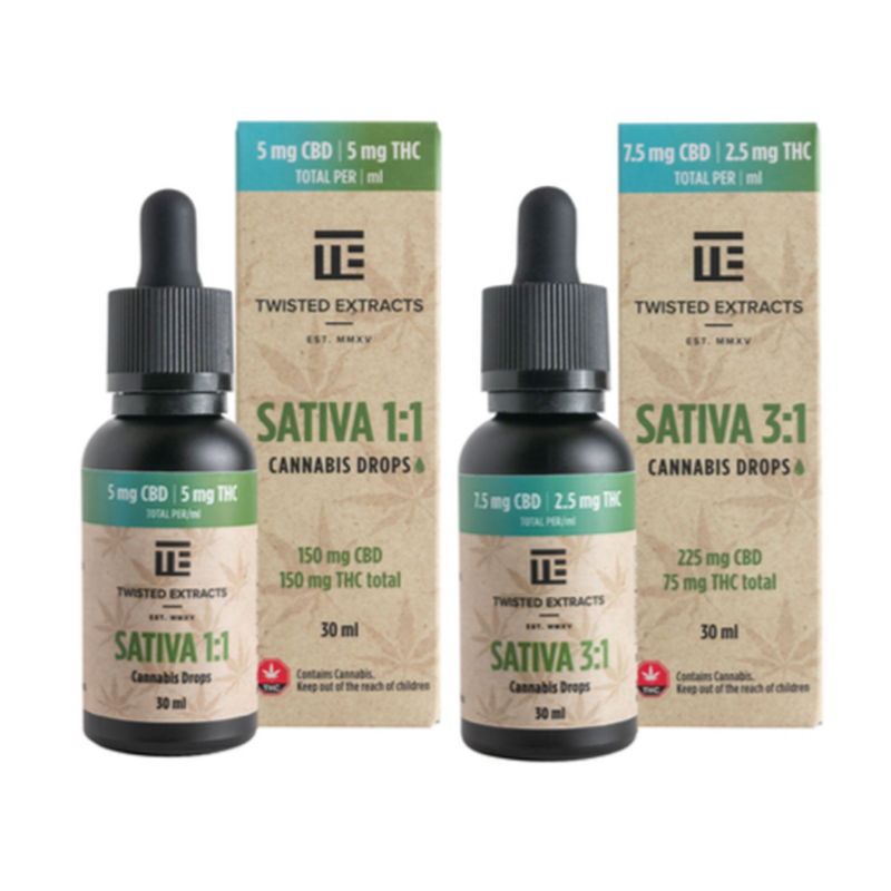 THC Cannabis Oil Drops Sativa