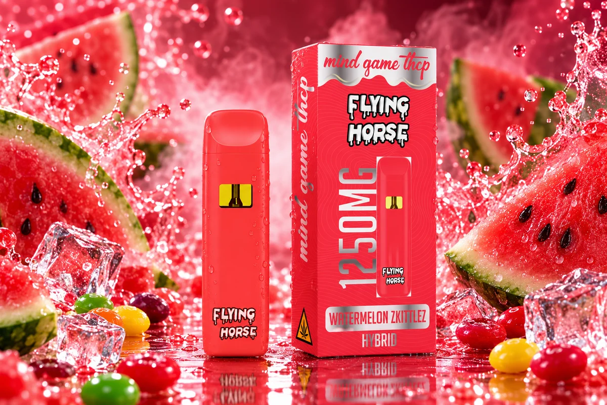 WATERMELON ZKITTLEZ — HYBRID THCP 1250MG Flying horse