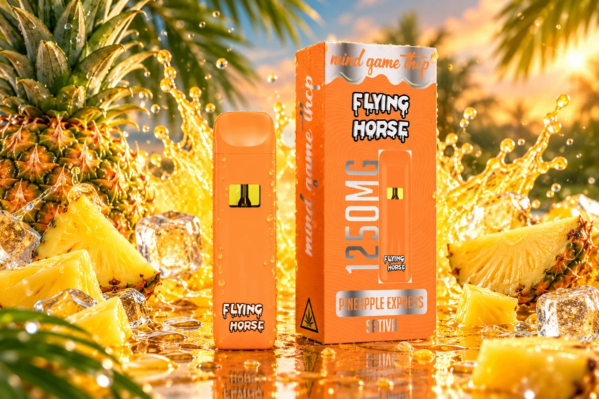 PINEAPPLE EXPRESS — SATIVA THCP 1250MG flying horse carts