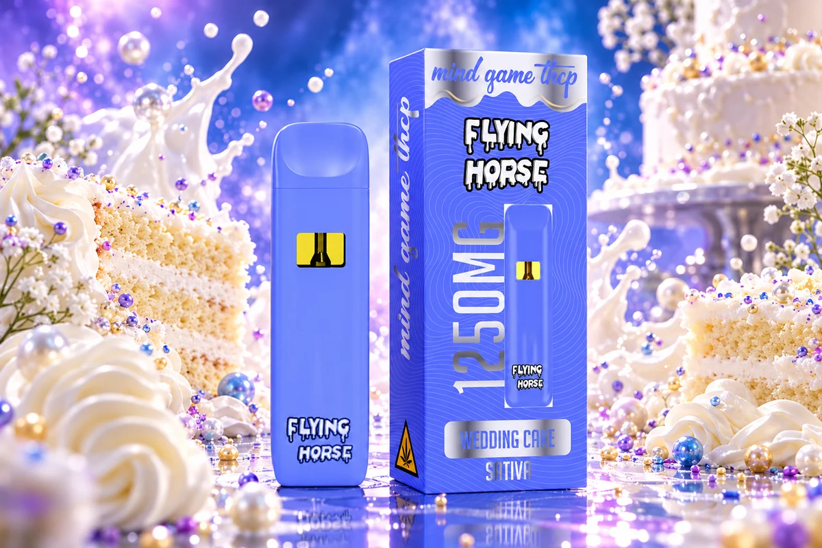 WEDDING CAKE — SATIVA THCP 1250MG flying horse vape