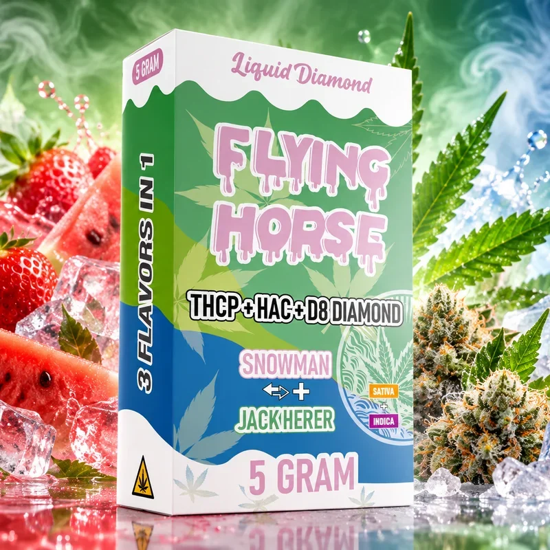 SNOWMAN + JACK HERER 5G flying horse Carts