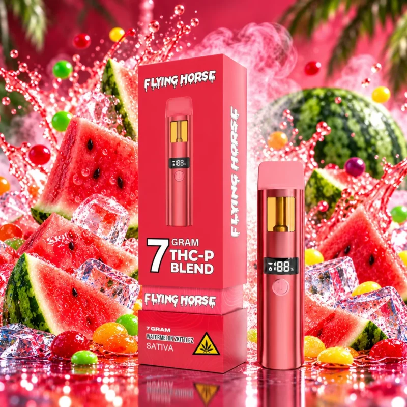 WATERMELON ZKITTLEZ — SATIVA THCP Blend Disposable 7g