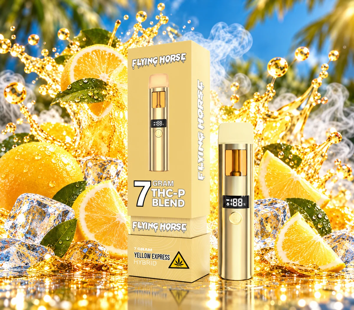 YELLOW EXPRESS — HYBRID THCP Blend Disposable 7g