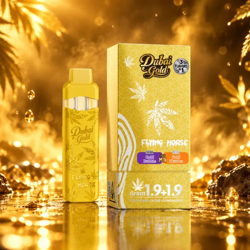 Gold Bubbles + Gold Zkittlez Dubai Gold 3.0G