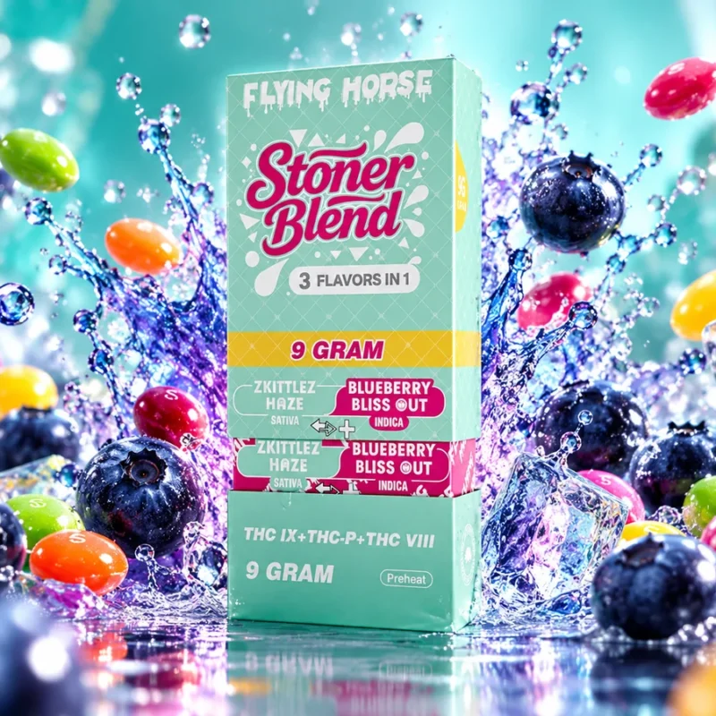 Zkittlez Haze + Blueberry Bliss Out Stonner Blend 9gm