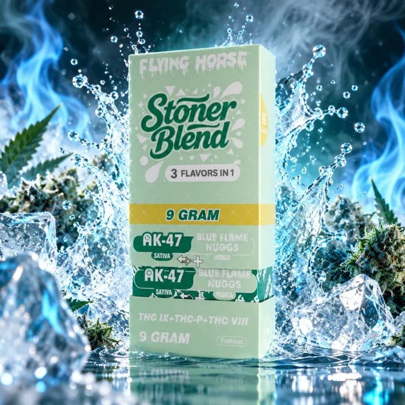 AK-47 + Blue Flame Nuggs Stonner Blends 9G