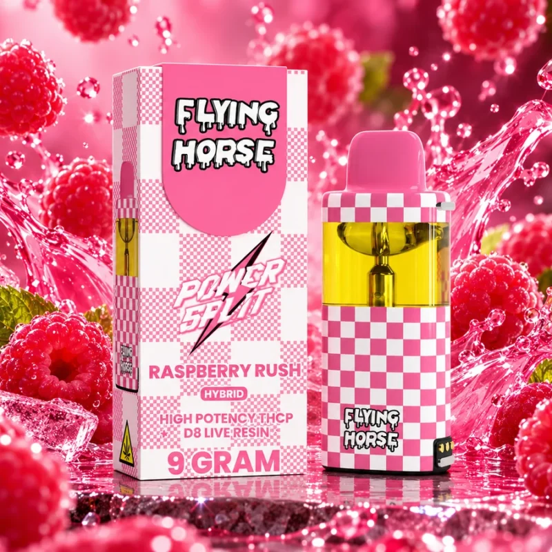 RASPBERRY RUSH - POWER SPLIT 9GM - POD
