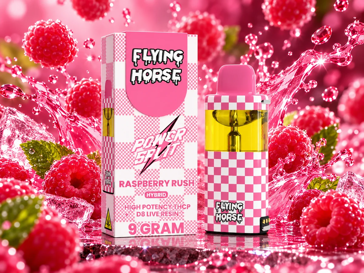 RASPBERRY RUSH - POWER SPLIT 9GM - POD