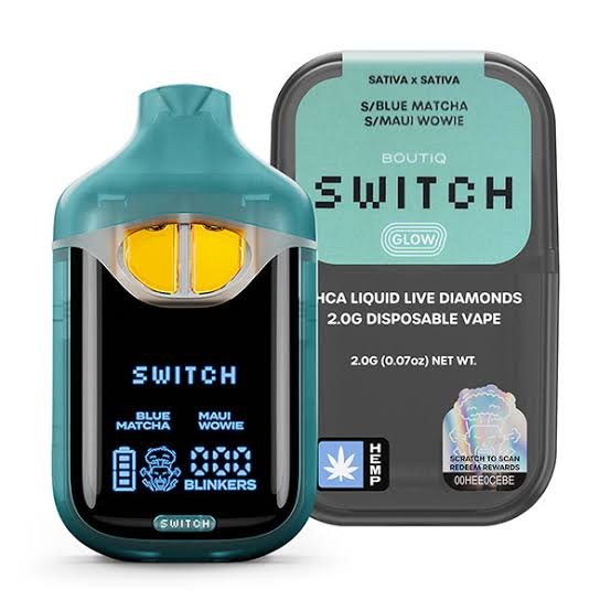 Boutiq Switch V4 Glow Blue Matcha x Maui Wowie