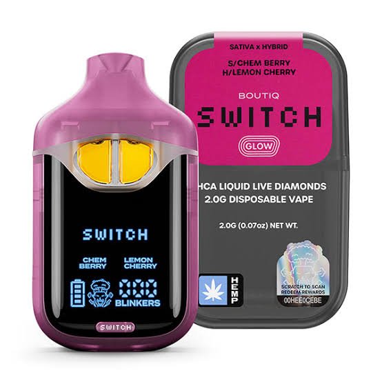 Boutiq Switch V4 Glow Chem Berry x Lemon Cherry