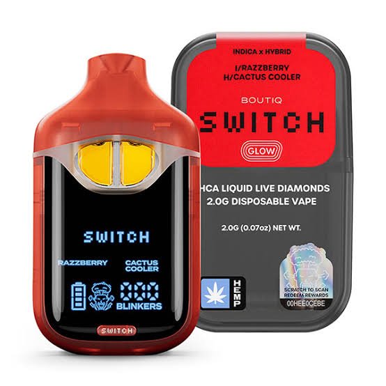 Boutiq Switch V4 Glow Razz Berry x Cactus Cooler